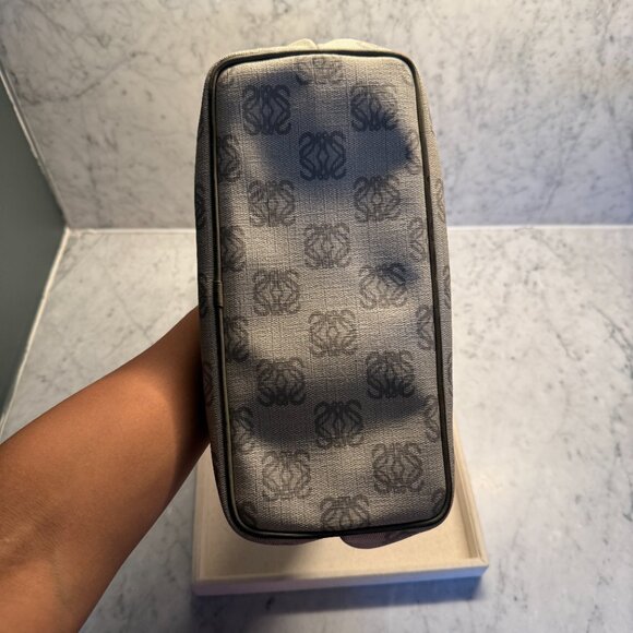 Loewe Mini Canvas & Leather Monogram Tote Bag - Picture 5 of 9